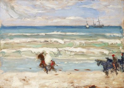 Escena de playa, Tánger de James Wilson Morrice